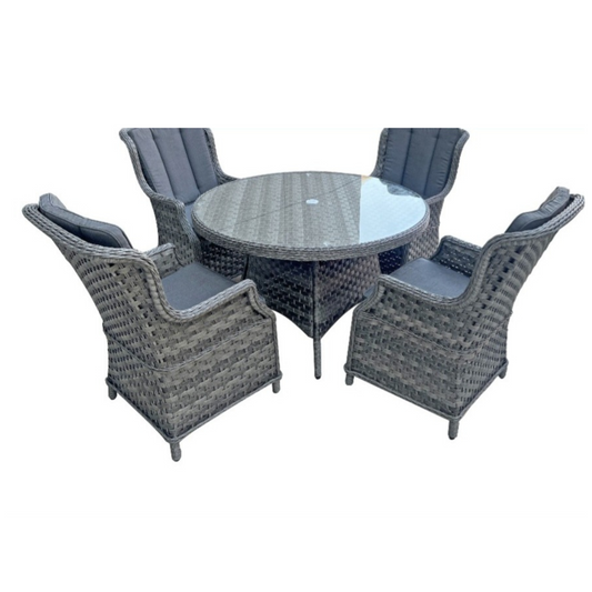 Lombok 4 Seat Dining Set