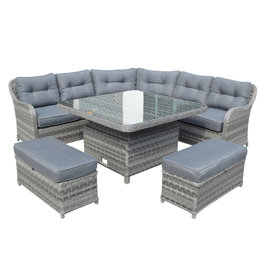 Lombok Corner Suite Grey