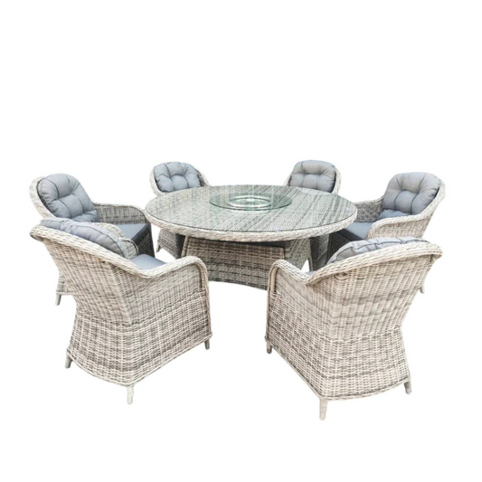 Bali 6 Seater Grey