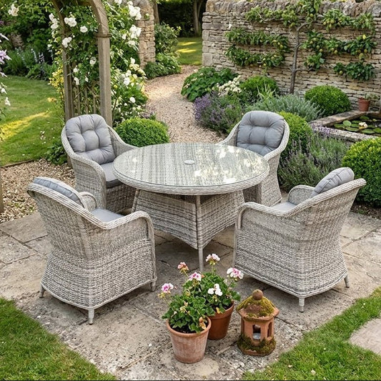 Bali 4 Seater Grey - Love Home & Garden