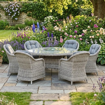 Bali 6 Seater Grey - Love Home & Garden