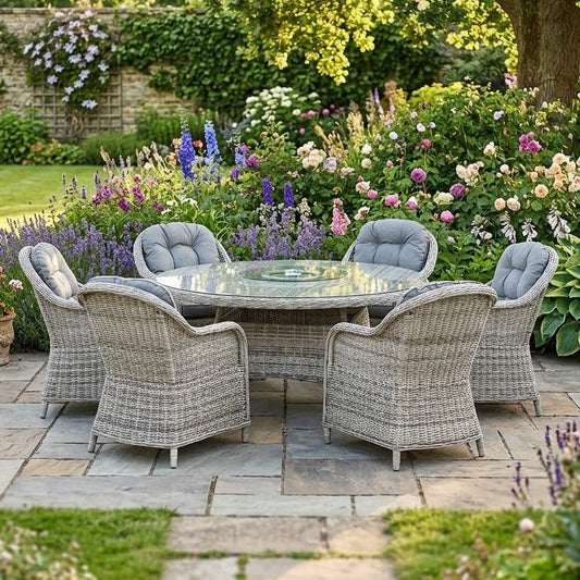 Bali 6 Seater Grey - Love Home & Garden
