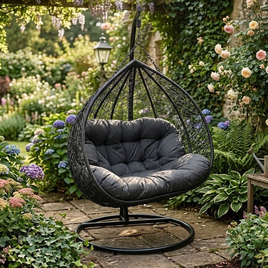 Double nest swing (black) - Love Home & Garden