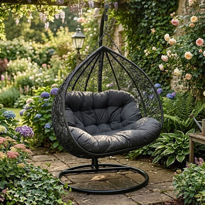 Double nest swing (black) - Love Home & Garden