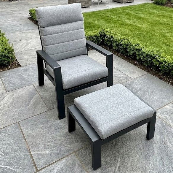 Langkawi 7 - Piece Luxury Aluminium Garden Sofa Set - Love Home & Garden