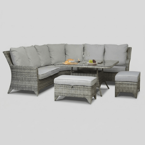Signature weave Sarah wicker corner group - Love Home & Garden