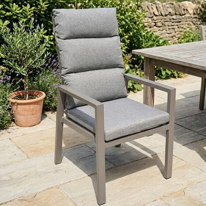 Tuscany extendable table and 6 recliner chairs - Love Home & Garden